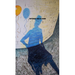 Sidhart schilderij At the foot of the windmill